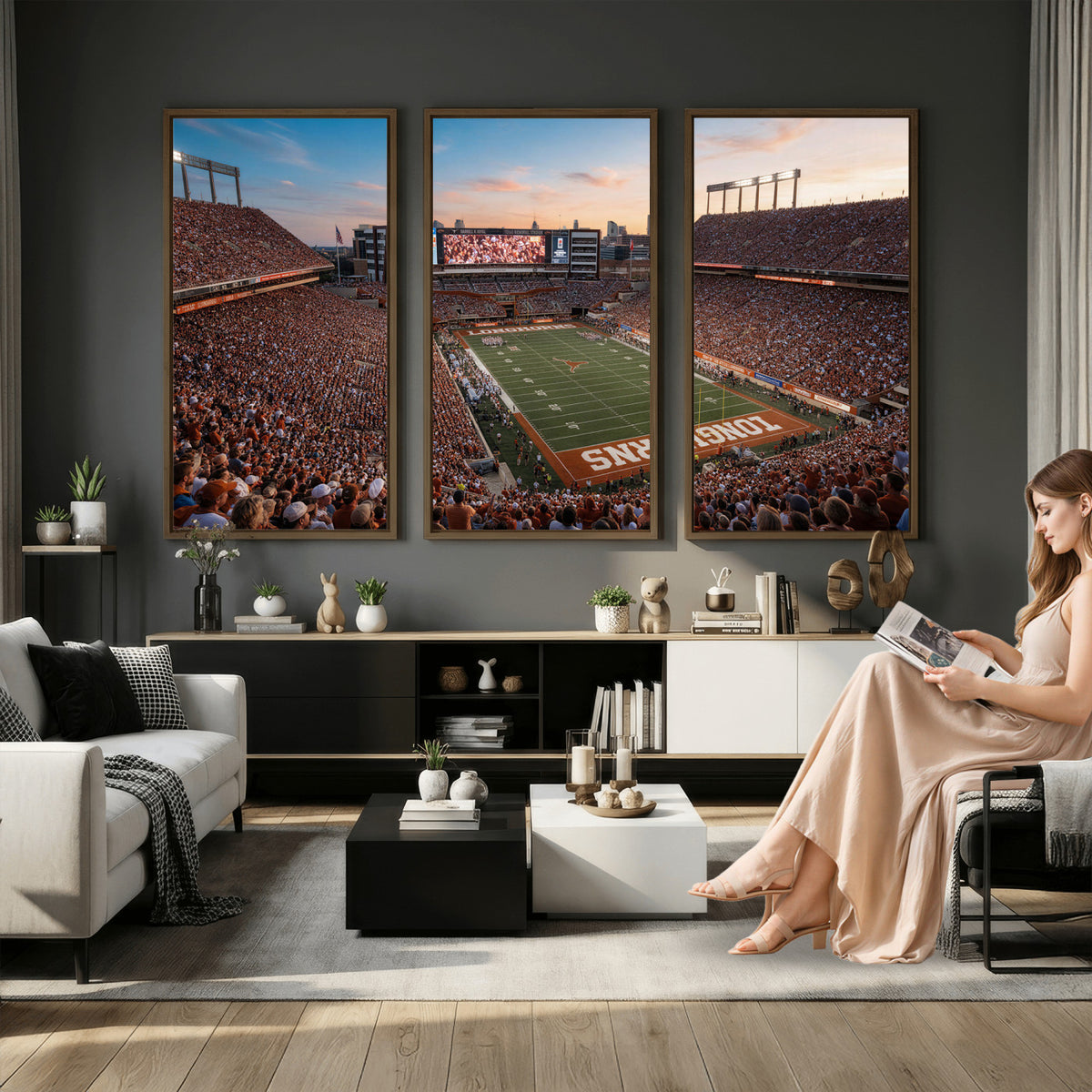 41187139-MGV-CV-36X24 - Stadium Wall Art Canvas Print