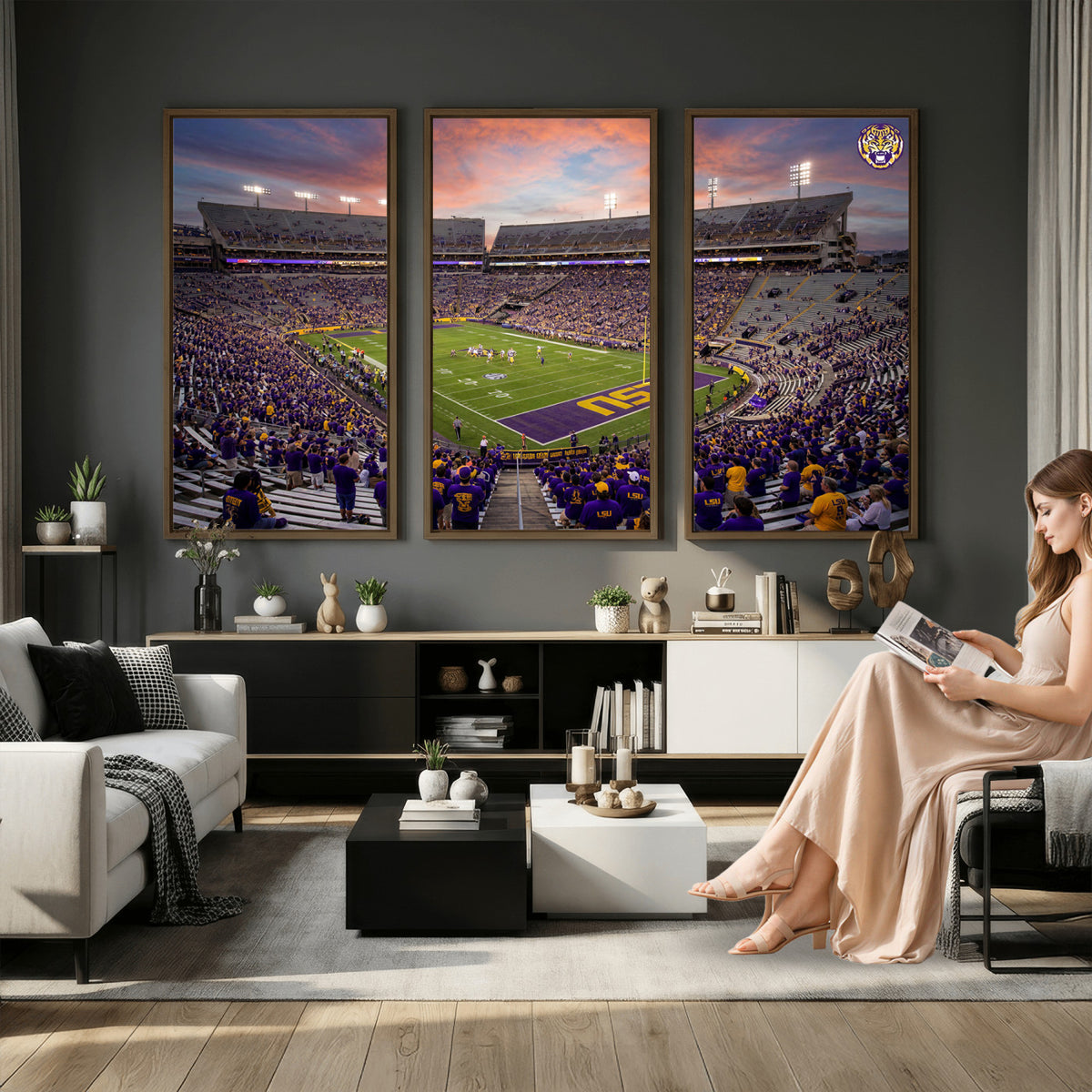 20281385-MGV-CV-36X24 - Stadium Wall Art Canvas Print