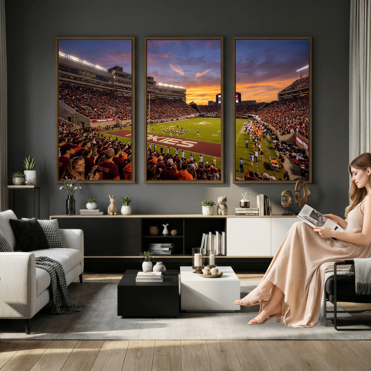 87141841-MGV-CV-36X24 - Stadium Wall Art Canvas Print