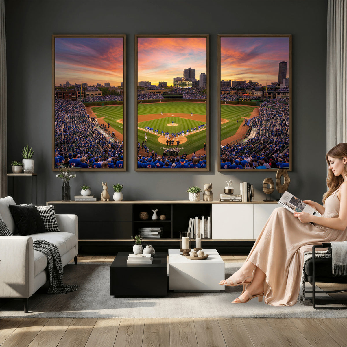 42812246-MGV-CV-36X24 - Stadium Wall Art Canvas Print