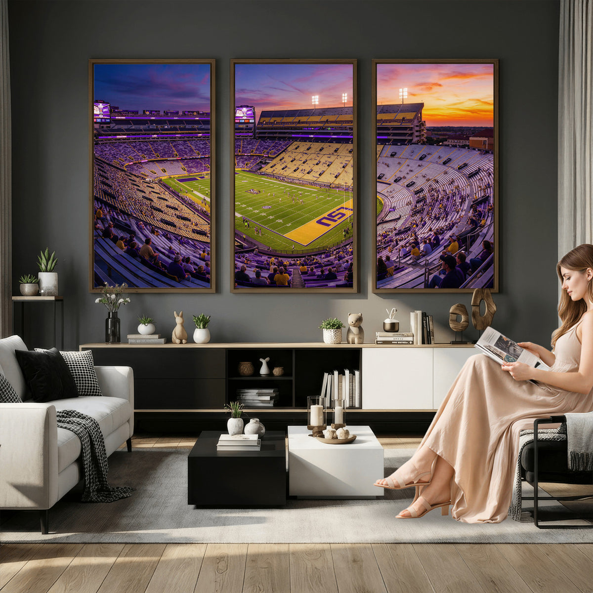 21378512-MGV-CV-36X24 - Stadium Wall Art Canvas Print