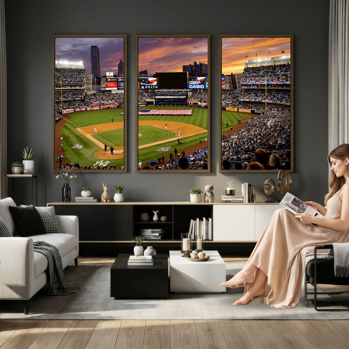 39000124-MGV-CV-36X24 - Stadium Wall Art Canvas Print