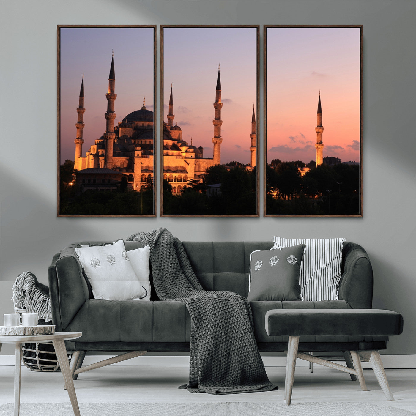 MGV-FC-48X32-3P - Wall Art Turkey Istanbul Skyline Canvas Print