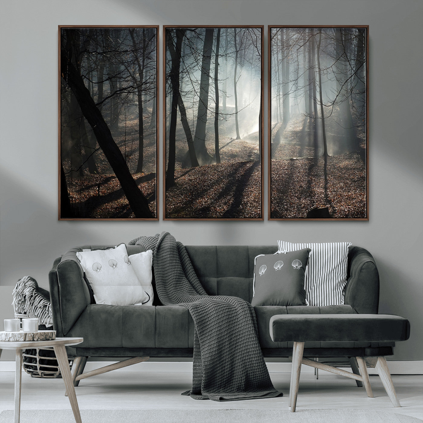 MGV-FC-48X32-3P - Dark Family and Tree Wall Art Canvas Print