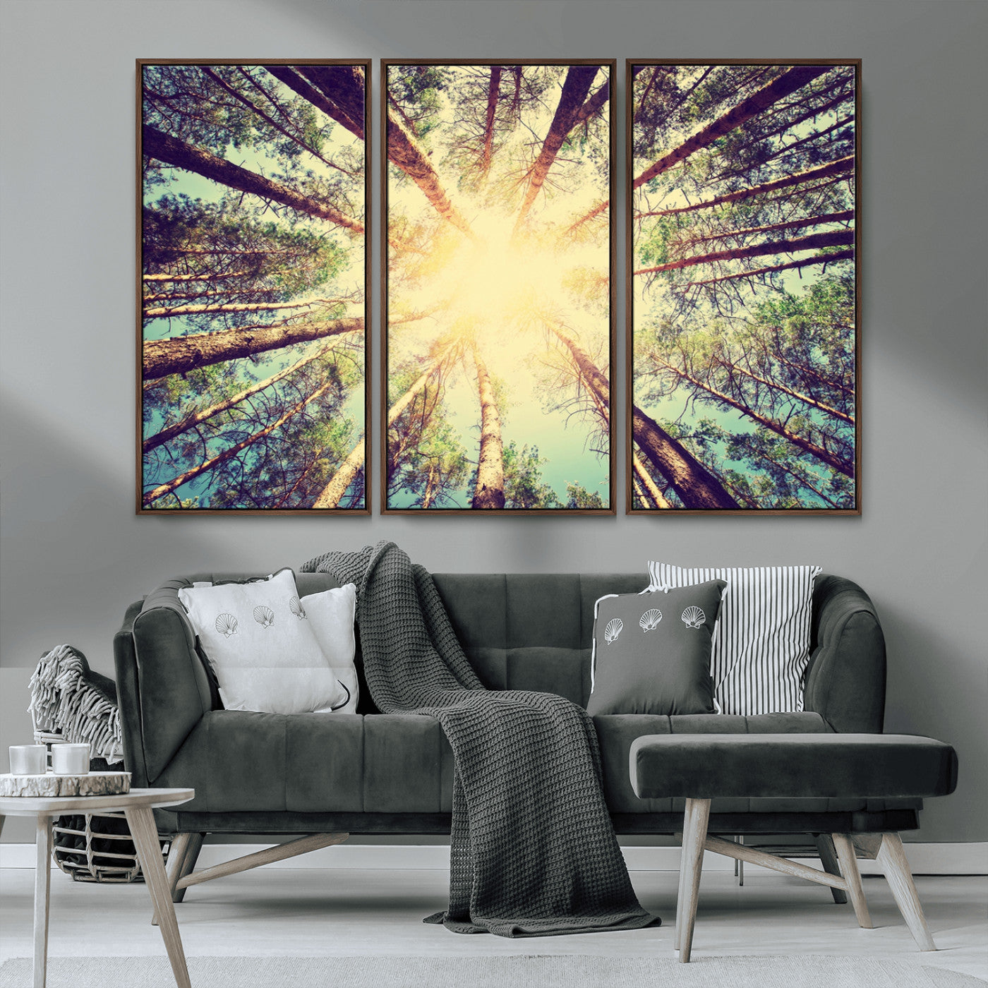 MGV-FC-48X32-3P - Tree and Sunshine Canvas Print