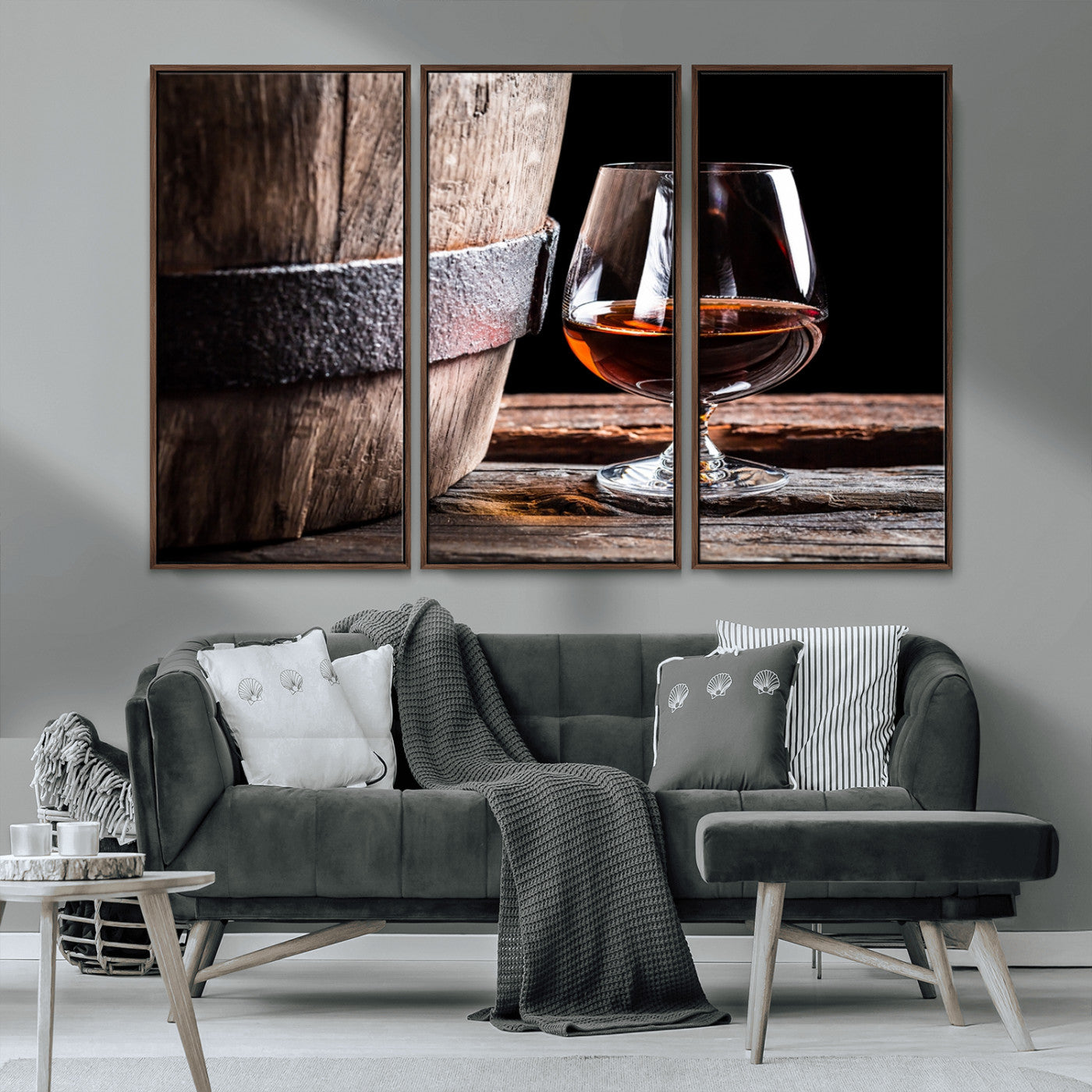 MGV-FC-48X32-3P - Scots Whiskey Wall Art Canvas Print