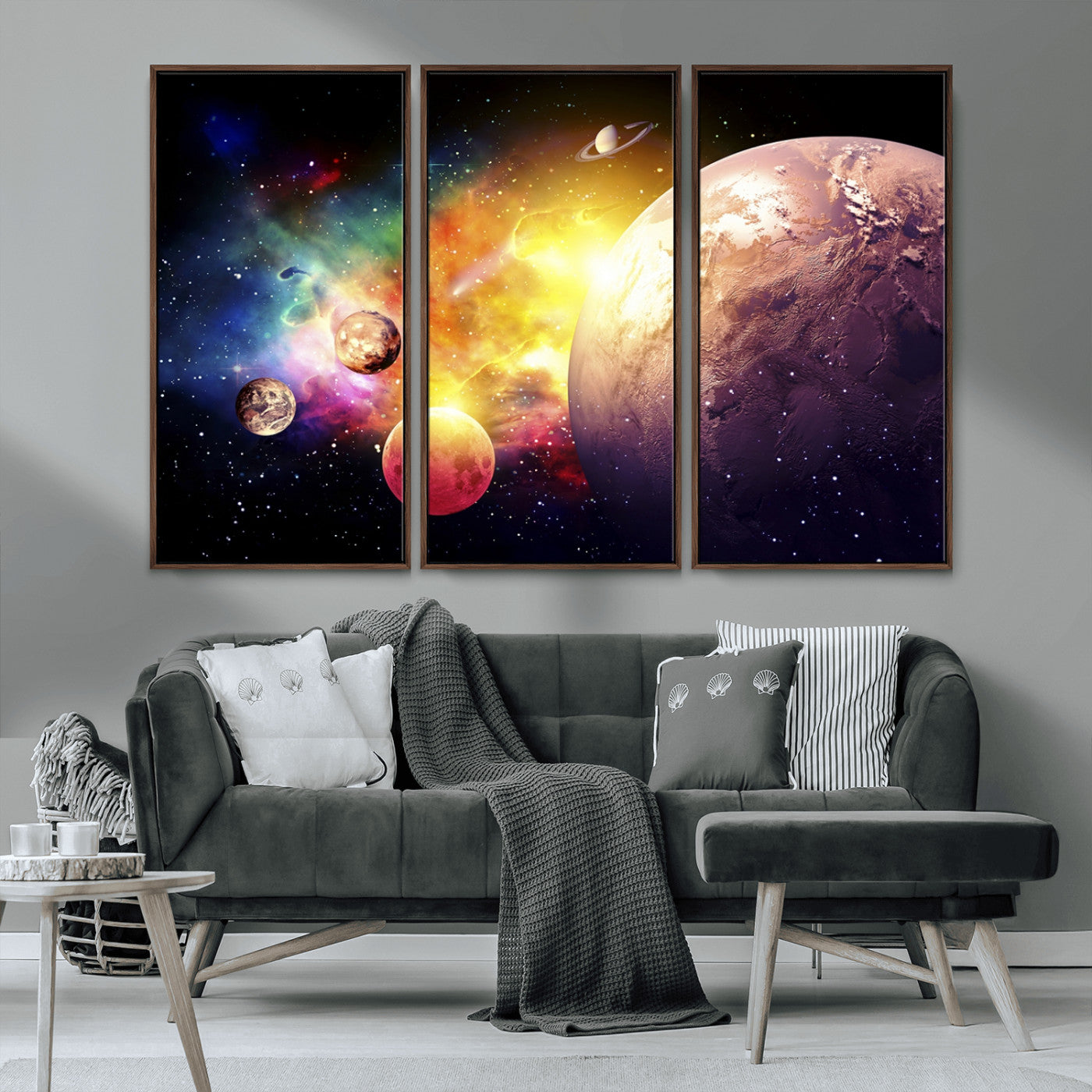 MGV-FC-48X32-3P - Space and Galaxy Canvas Print