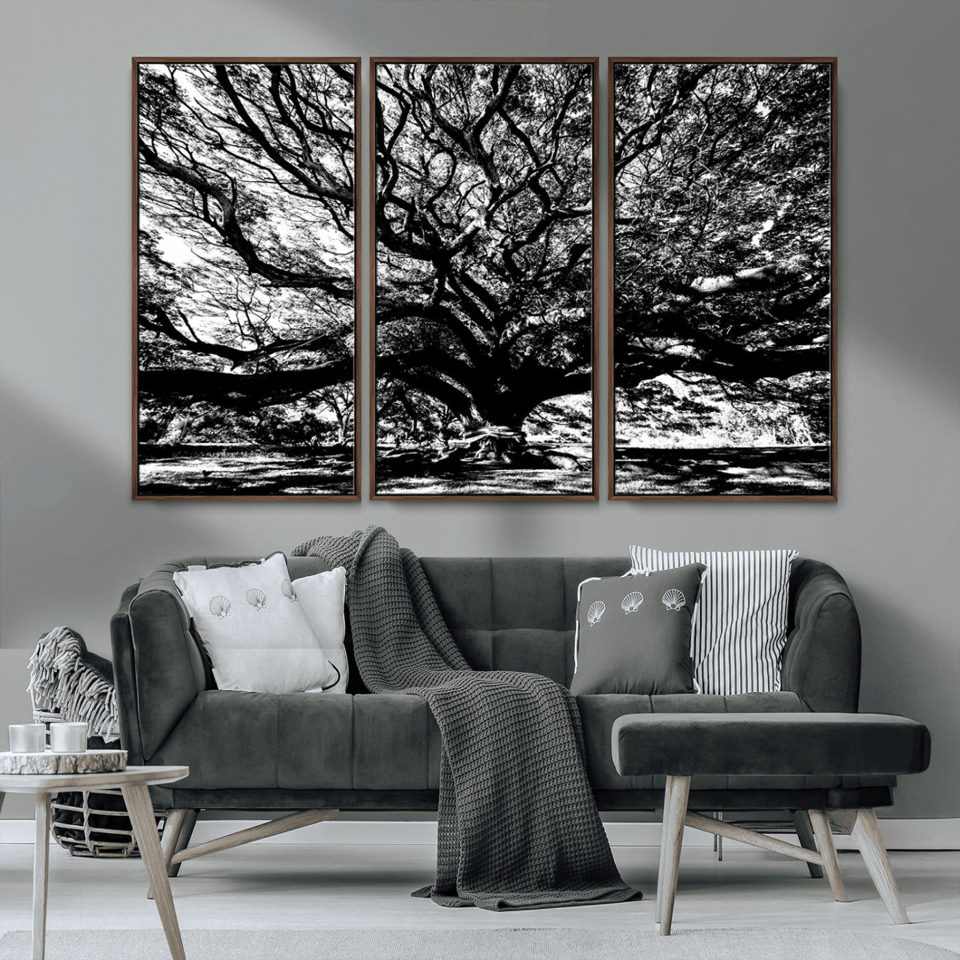MGV-FC-48X32-3P - Mighty Angel Oak Wall Art | Angel Oak Tree Art Print