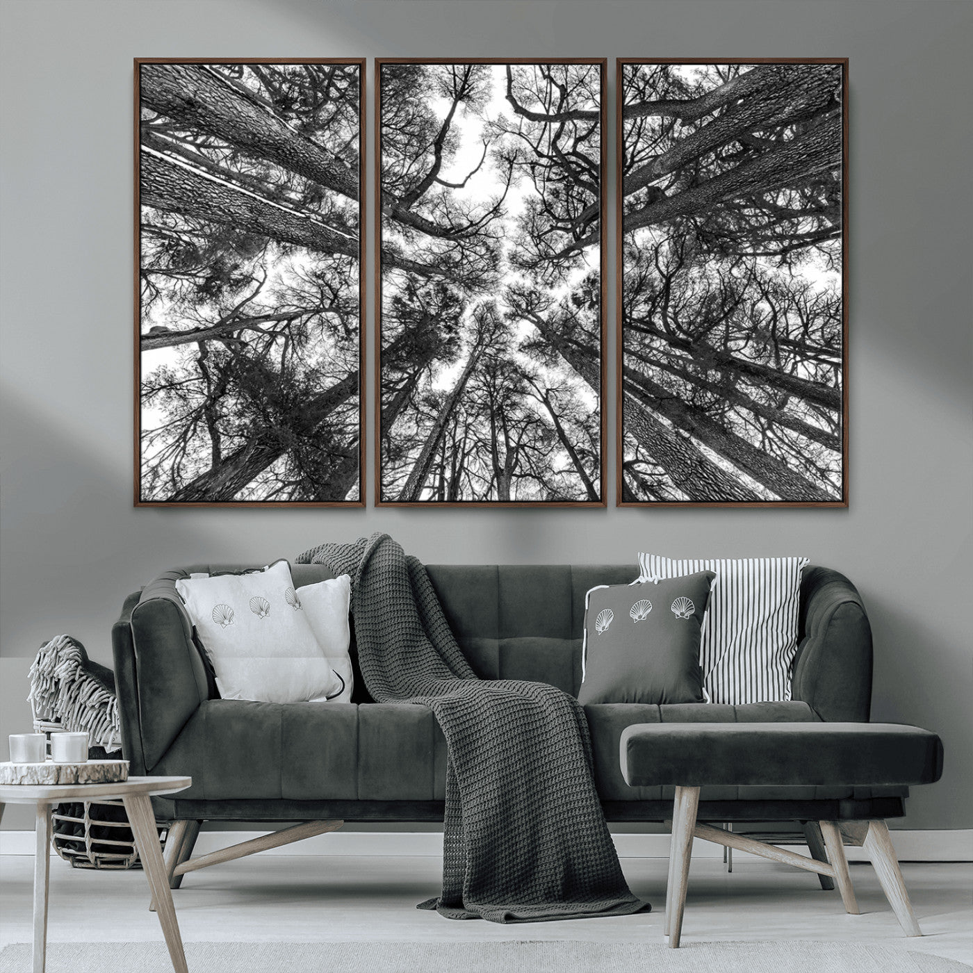 MGV-FC-48X32-3P - Trees Contemporary Art Canvas Print