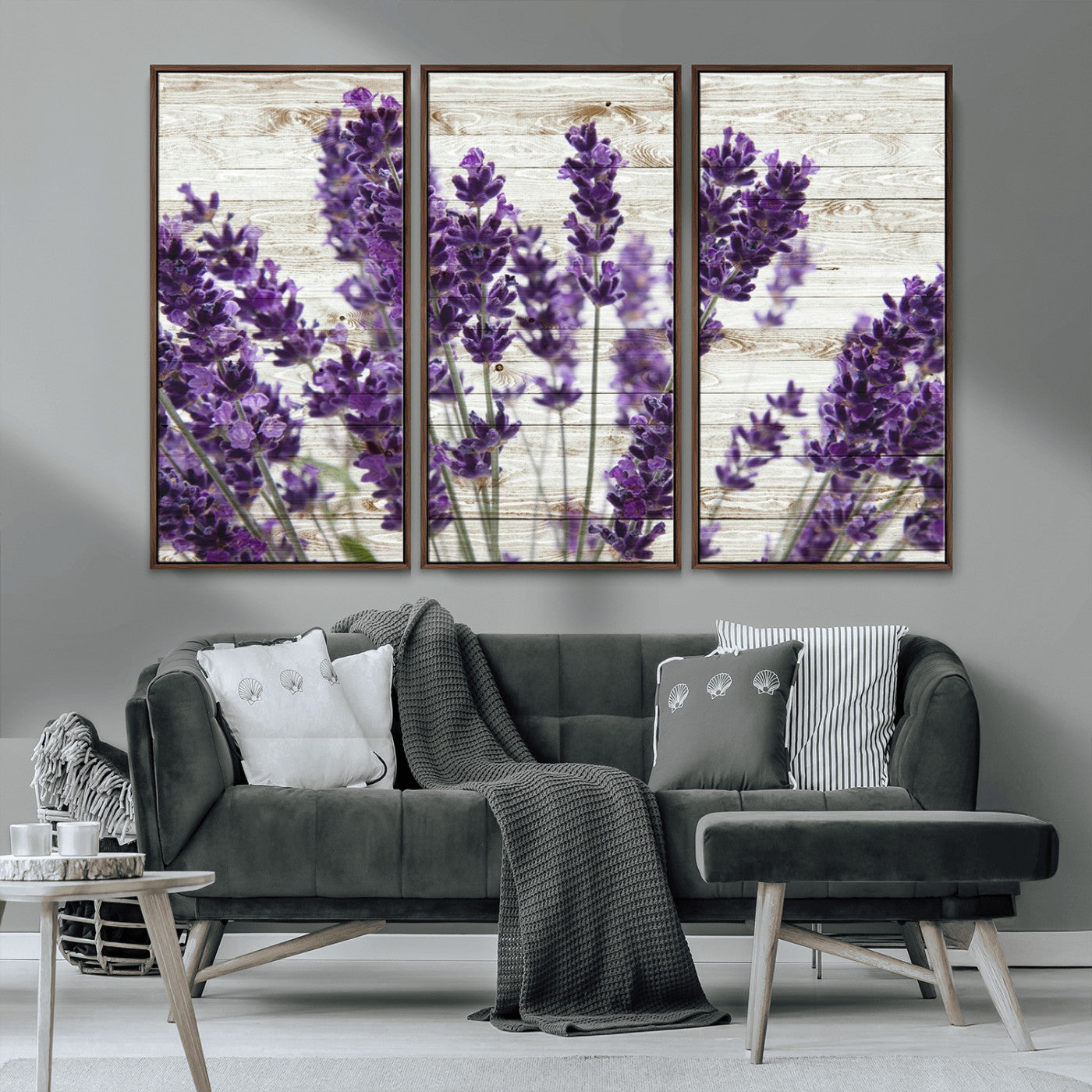 MGV-FC-48X32-3P - Lavender Herb Wall Art Canvas Print