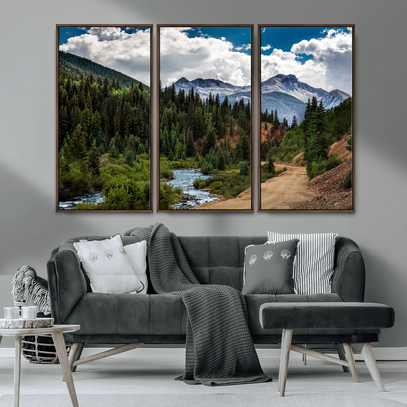 MGV-FC-48X32-3P - San Juan Nal Forest Wall Art Landscape Canvas Print