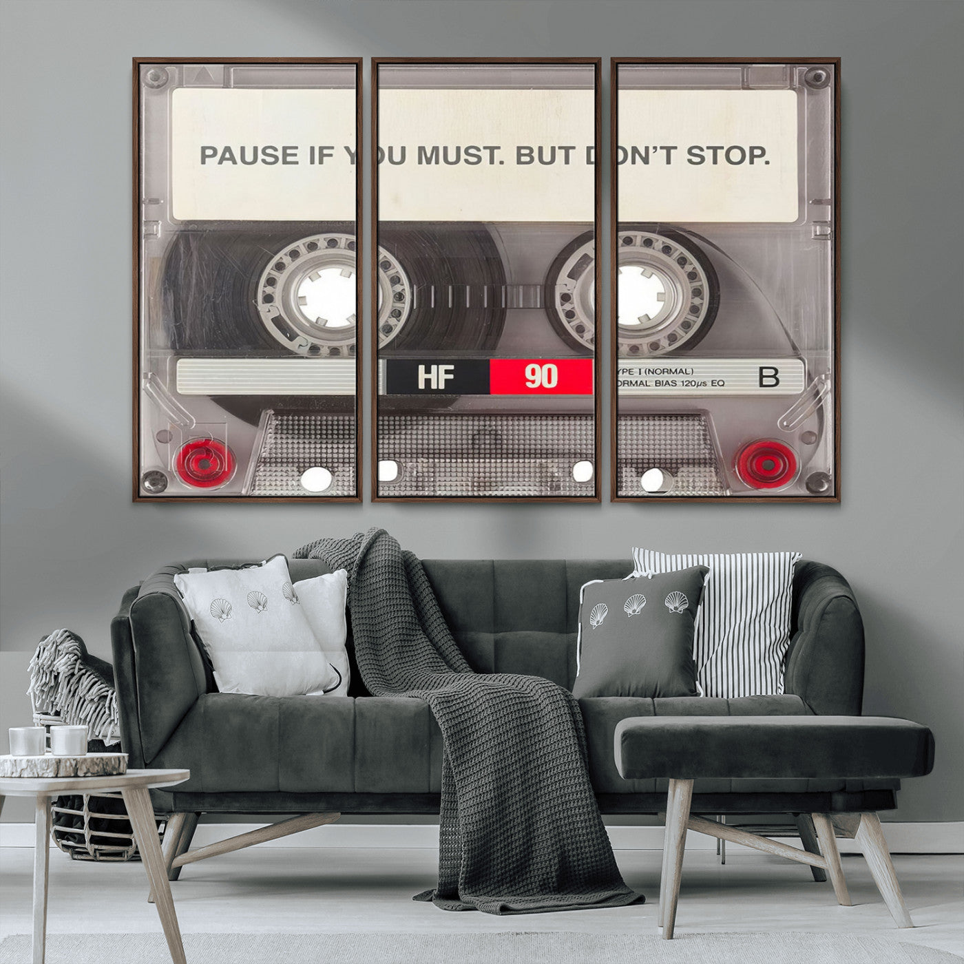 MGV-FC-48X32-3P - Music Cassette Iconic Wall Art Canvas Print