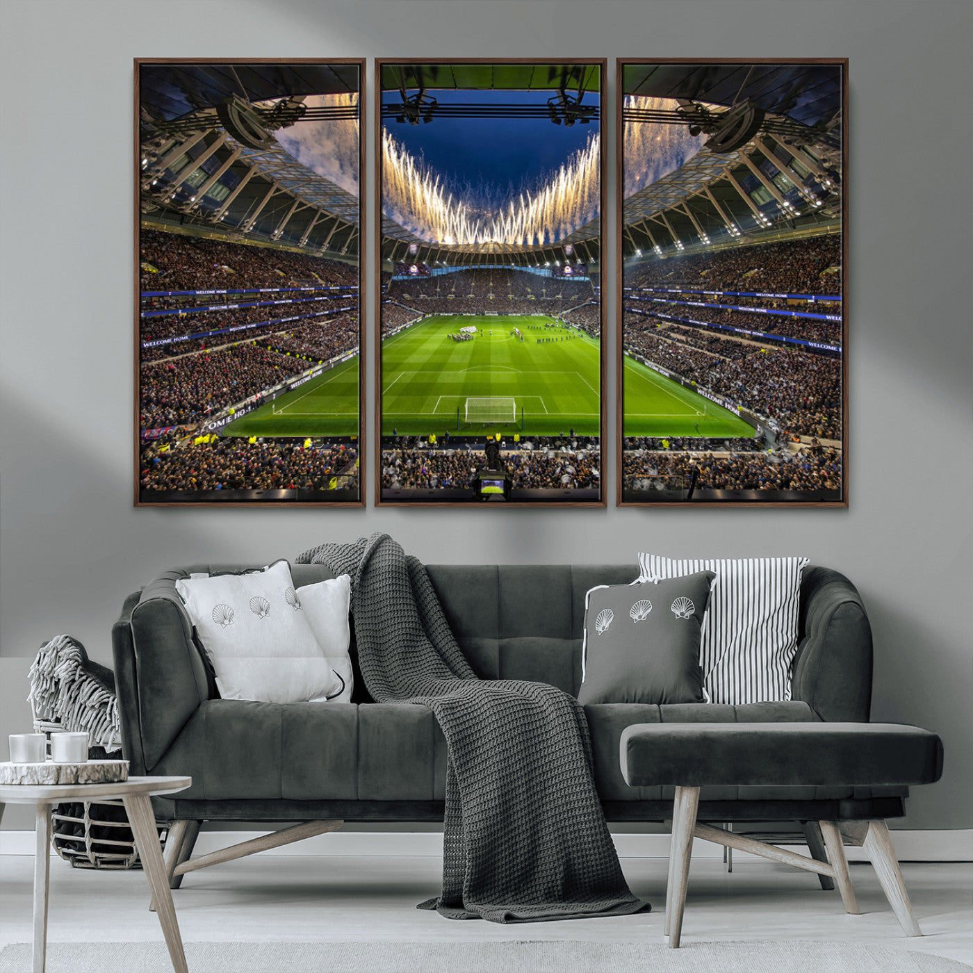 MGV-FC-48X32-3P - Tottenham Hotspur Football Team Print - London Tottenham Hotspur Stadium Wall Art Canvas Print