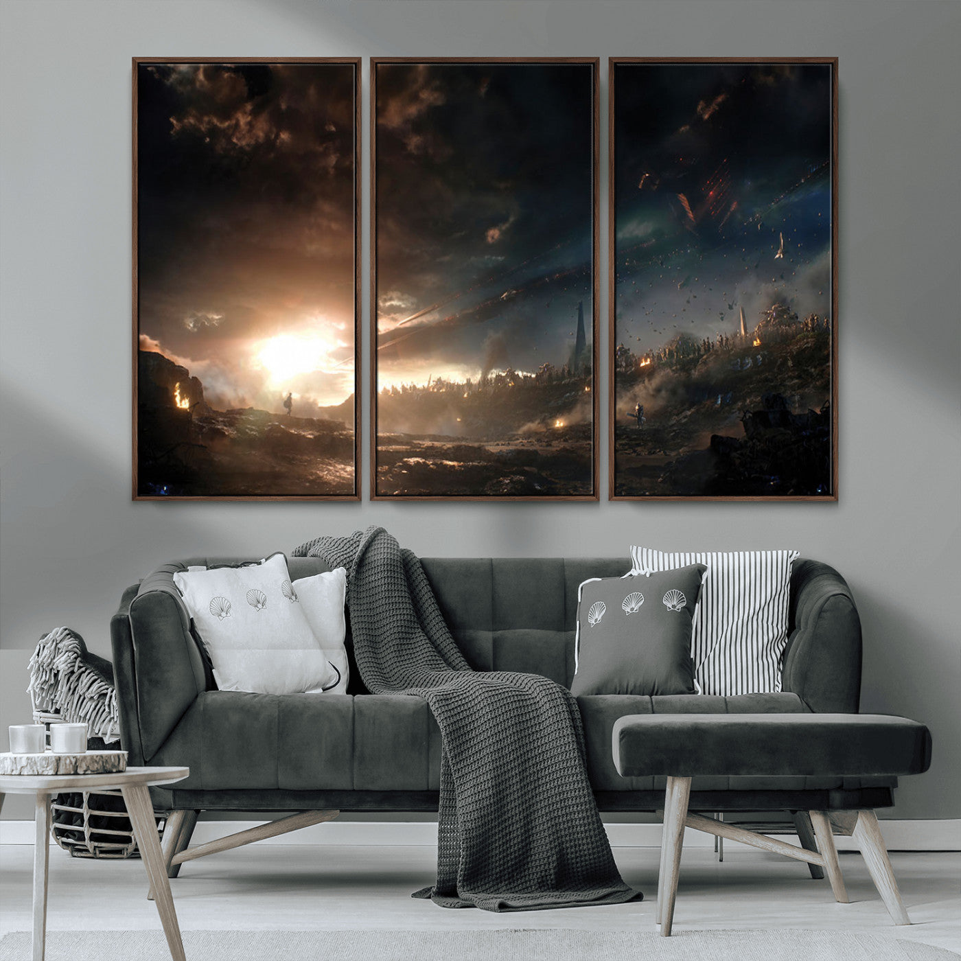 MGV-FC-48X32-3P - Avengers Planet Wall Art Canvas Print