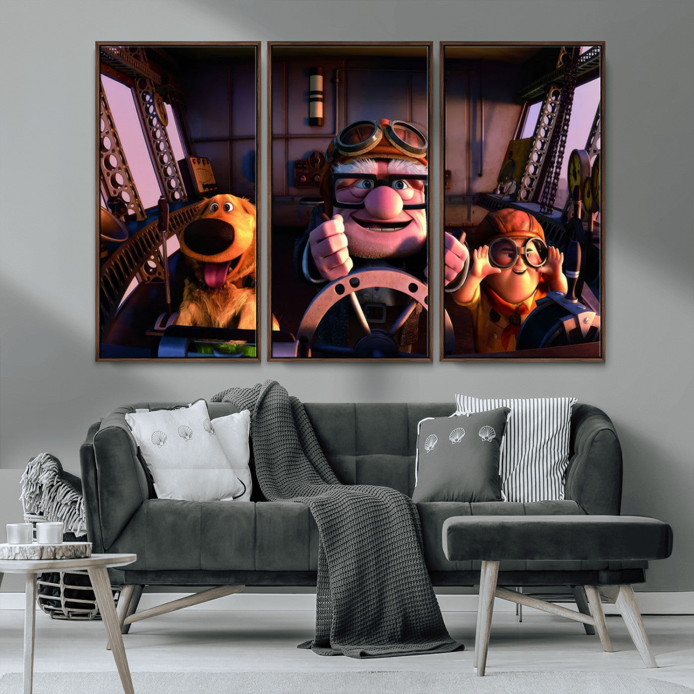 MGV-FC-48X32-3P - Carl Russel And Dog, Movie Up Poster, Movie Up Wall Art, Movie Up Poster Print, Carl