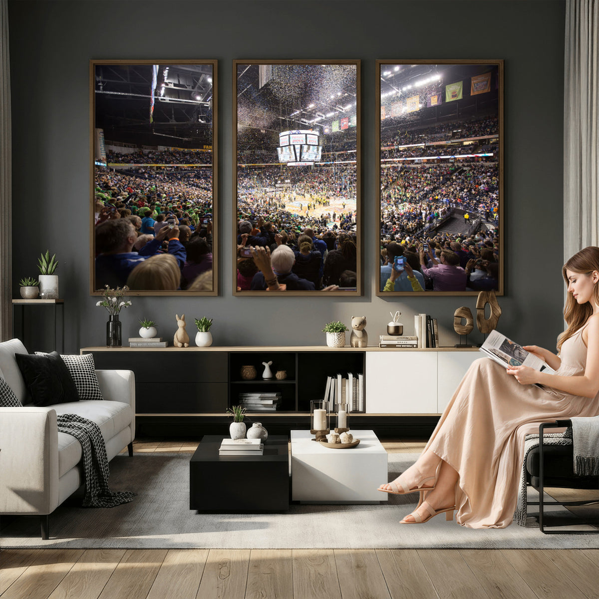 66251-MGV-CV-36X24 - Bridgestone Arena Wall Art Canvas, Nashville Predators