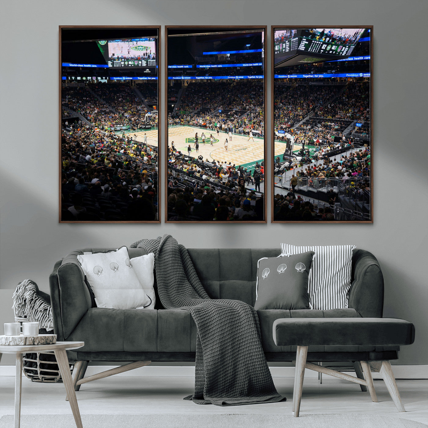 MGV-FC-48X32-3P - Climate Pledge Arena | Washington Seattle Kraken Hockey Stadium Wall Art | Canvas Print | Ready to