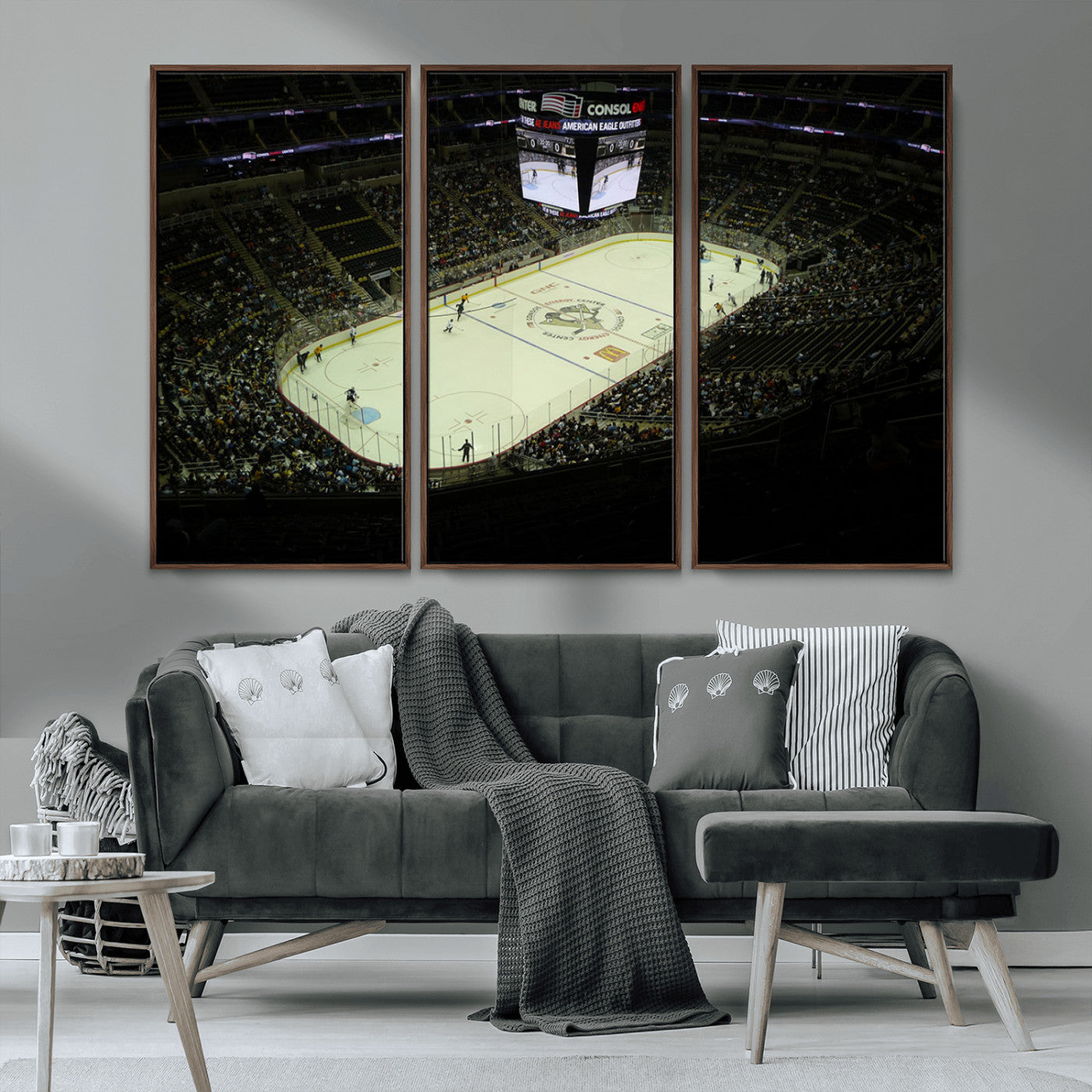 MGV-FC-48X32-3P - PPG Paints Arena Pennsylvania Pittsburgh Penguins Hockey Stadium Canvas, Pennsylvania Pittsburgh