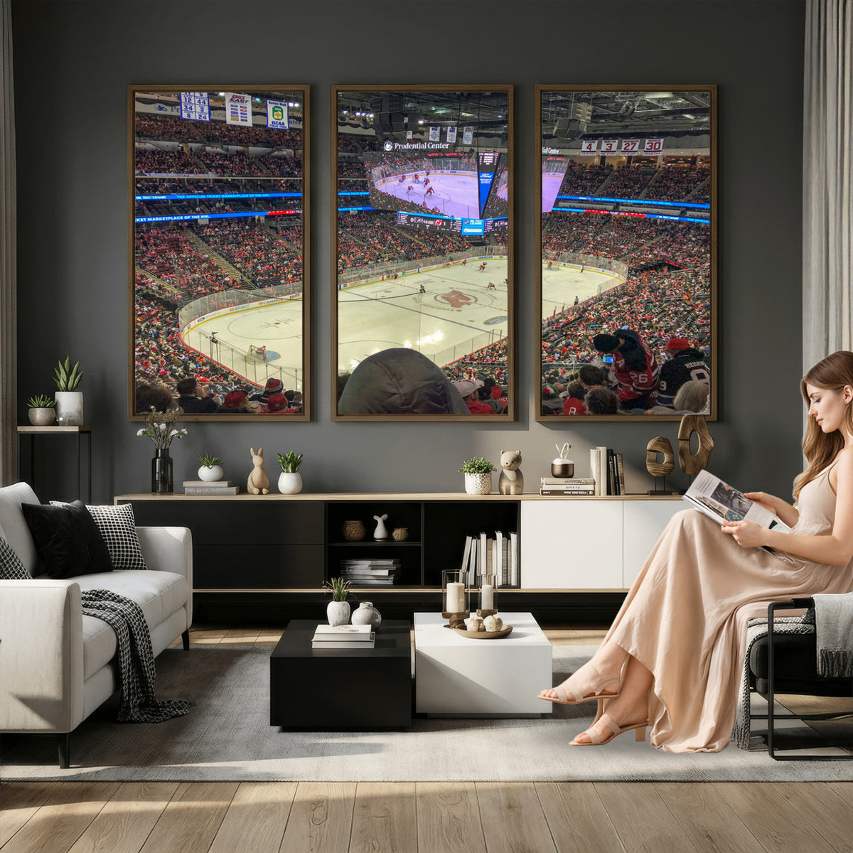 29638-MGV-CV-36X24 - Prudential Center Newark New Jersey Devils Hockey Stadium