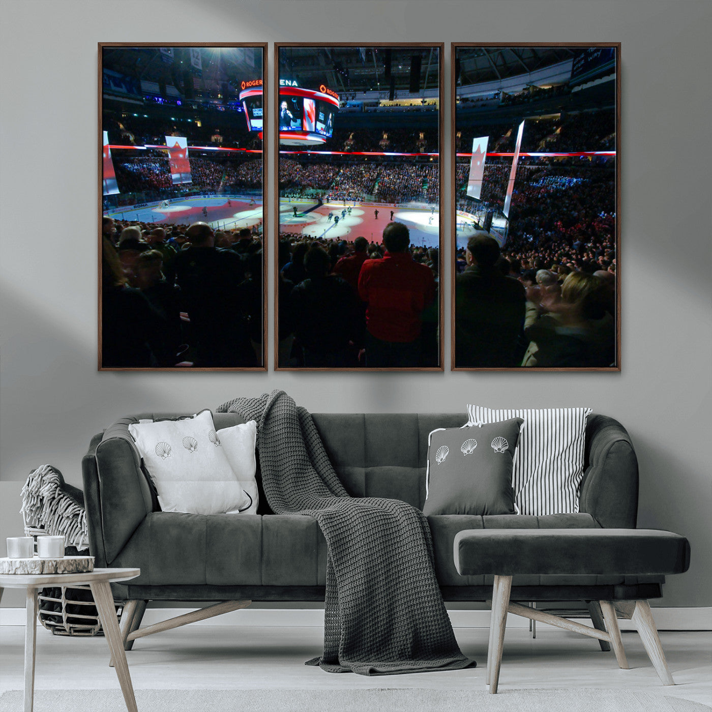 MGV-FC-48X32-3P - Rogers Arena Vancouver Canucks Ice Hockey Stadium Wall Art, Vancouver Canucks Ice Hockey Print