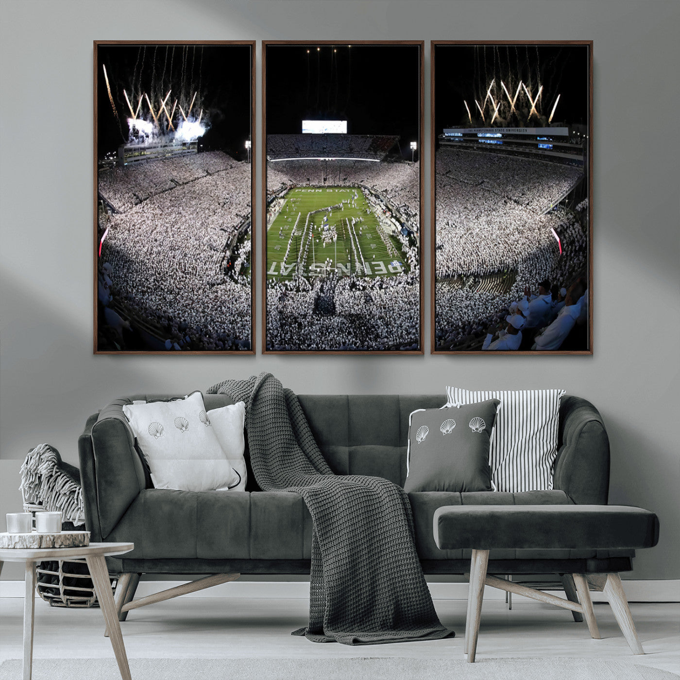 84537-MGV-CV-36X24-Penn State Beaver Stadium Canvas Wall Art - Nittany Lions Football Print