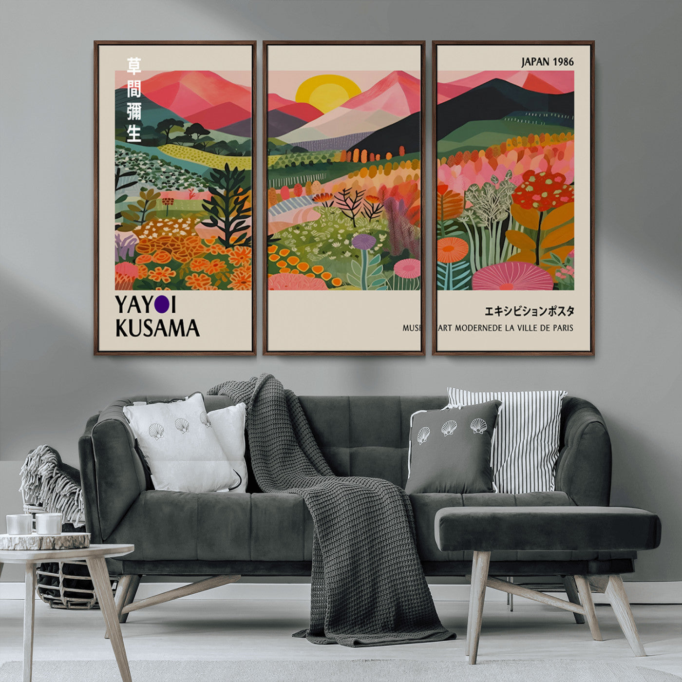 MGV-FC-48X32-3P - Old Barn Wall Art Canvas Print, Framed Rustic Barn Art Picture Print, Moody Farm Perfect Rustic