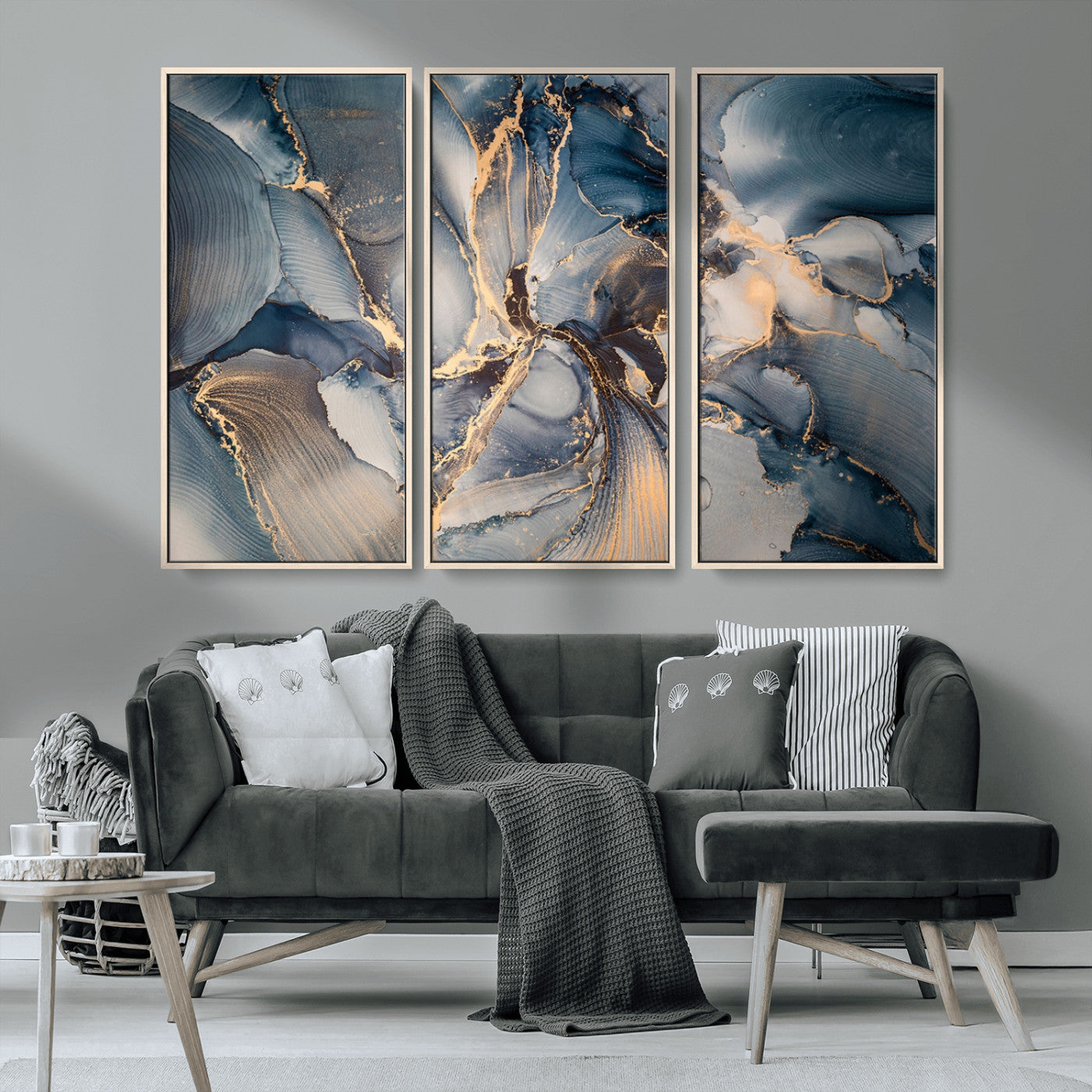 MGV-FC-48X32-3P - Abstract Wall Art Canvas Print for Modern Home Decor