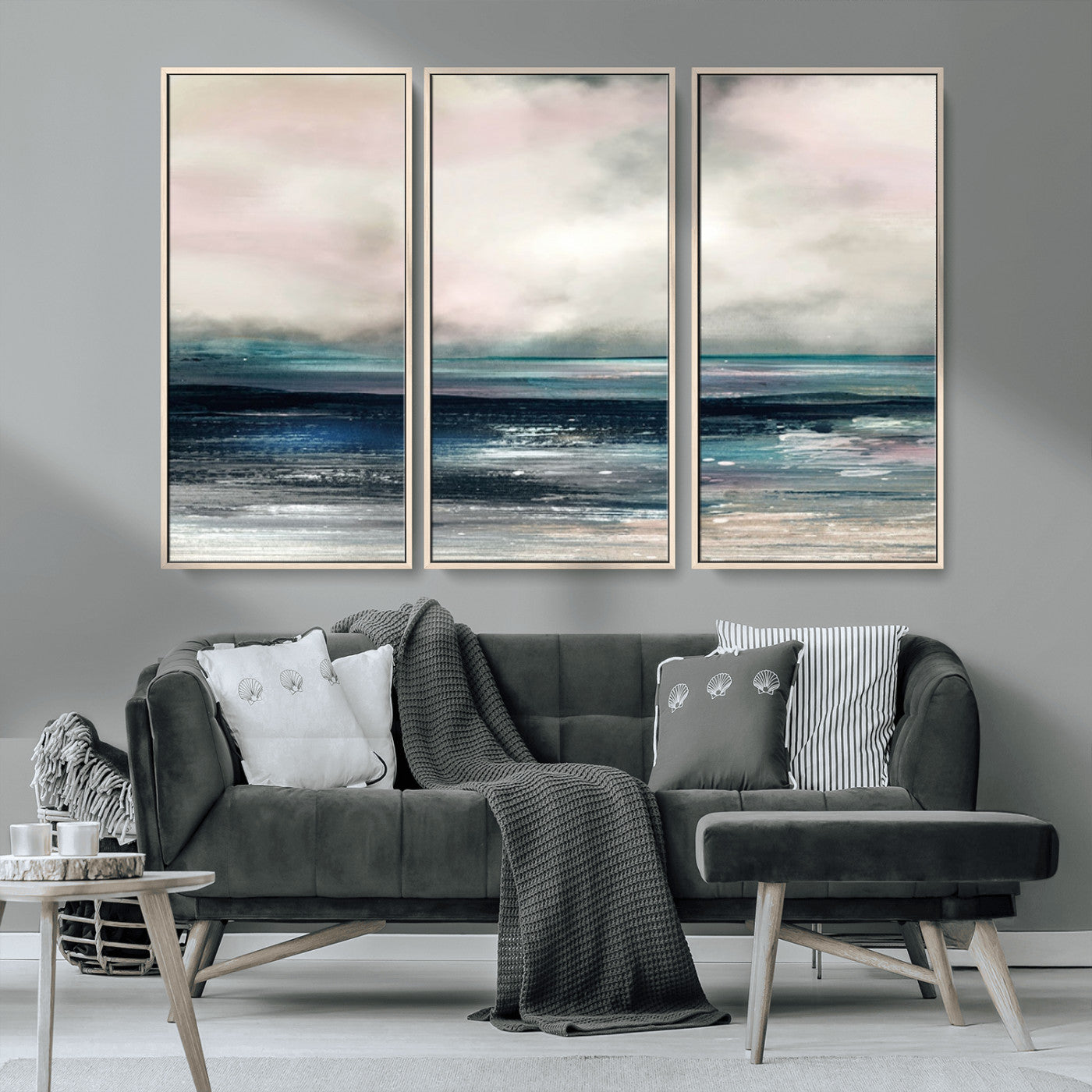 MGV-FC-48X32-3P - Contemporary Abstract Wall Art Canvas Print