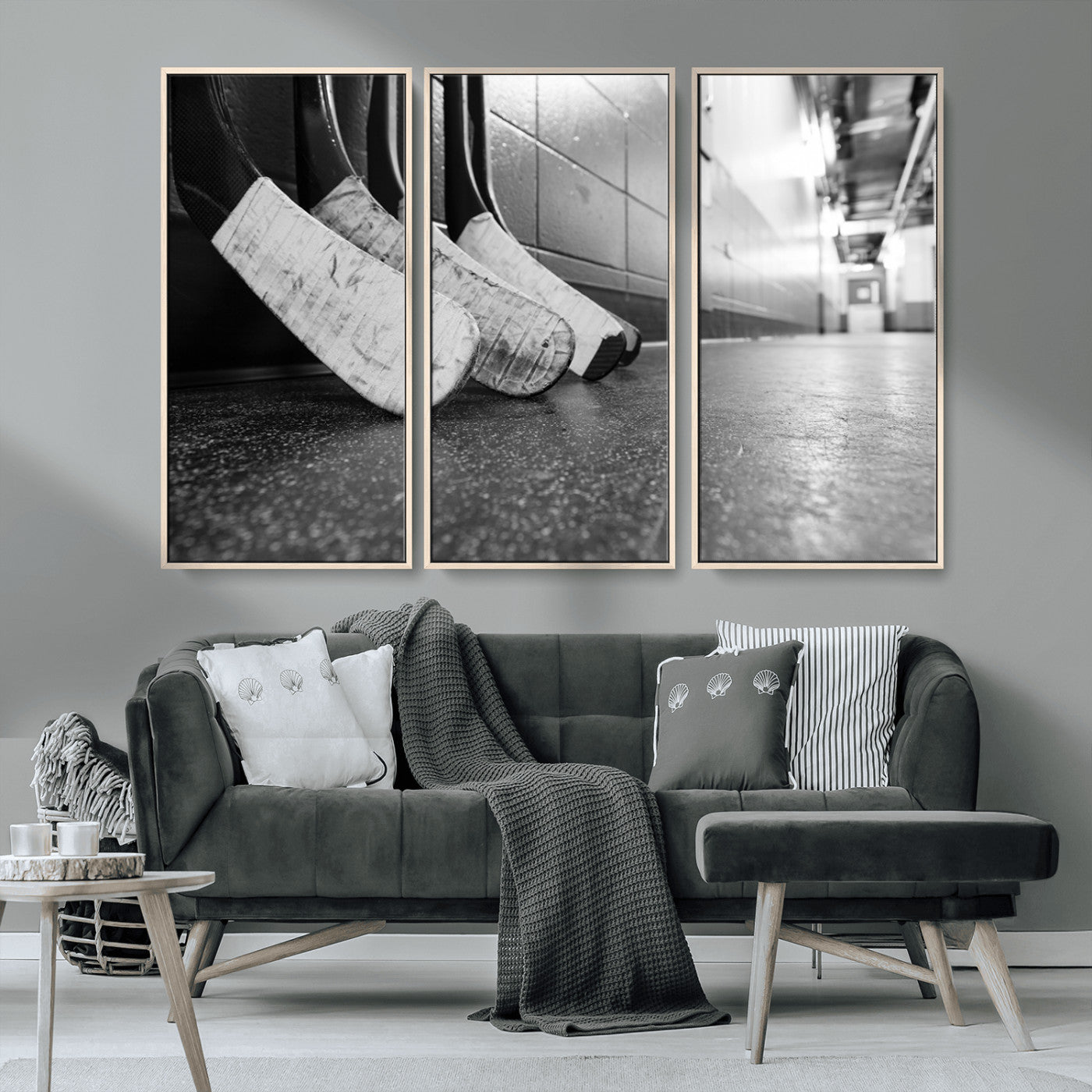 MGV-FC-48X32-3P - Ice Hockey Wall Art Canvas Print