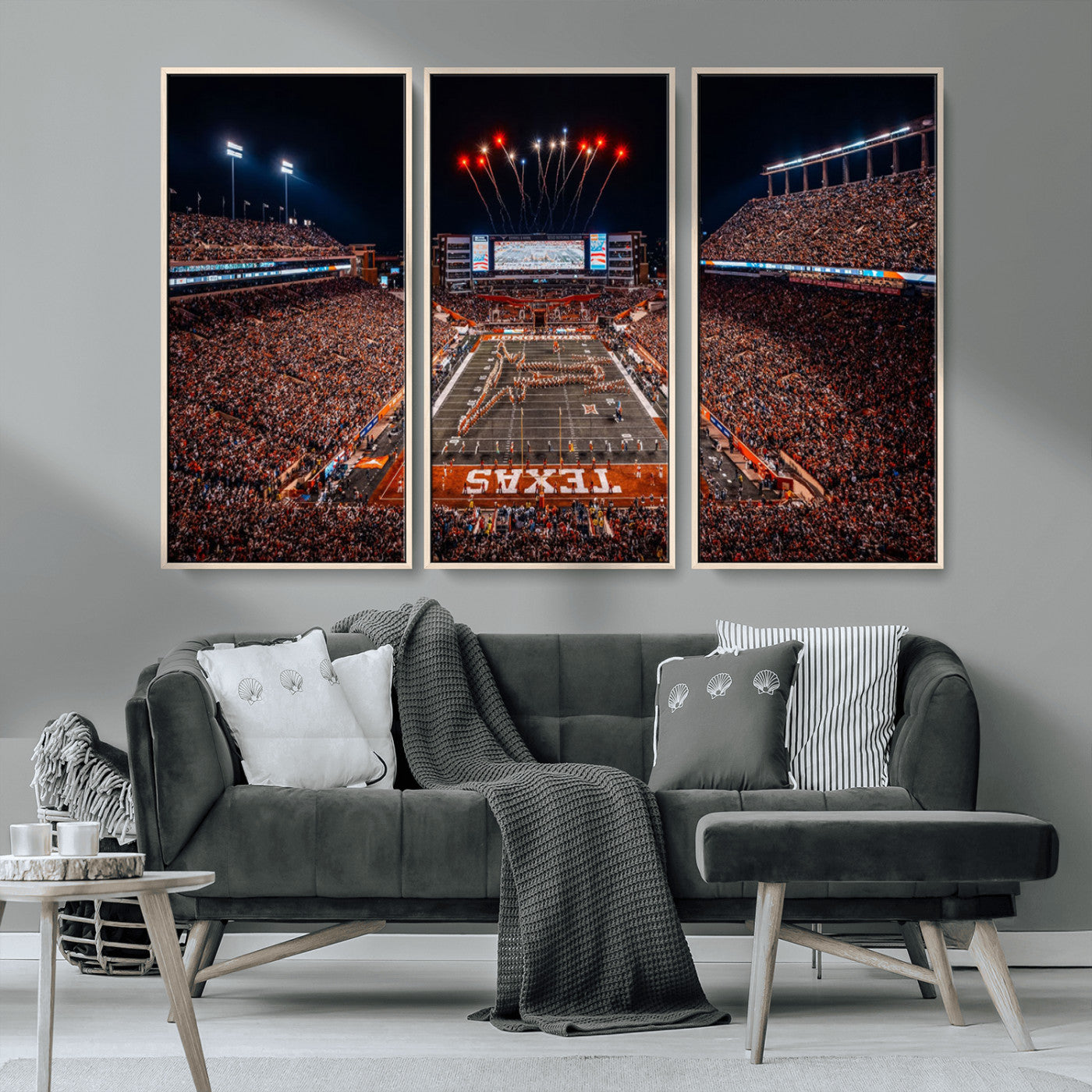 MGV-FC-48X32-3P - Texas Memorial Stadium Wall Art Canvas Print
