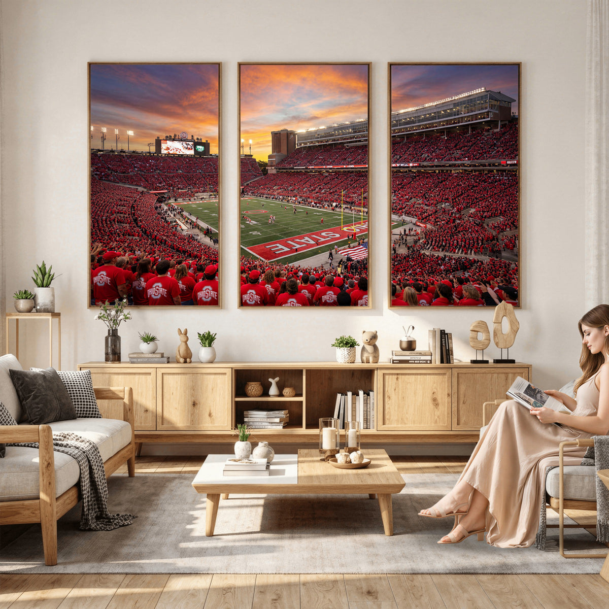 73119077-MGV-CV-36X24 - Stadium Wall Art Canvas Print