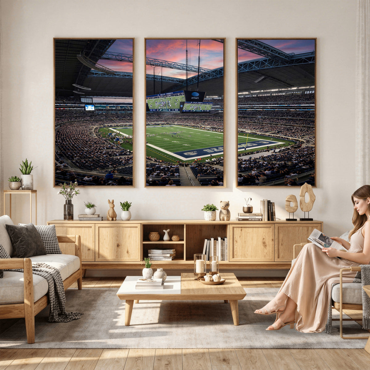 11530179-MGV-CV-36X24 - Stadium Wall Art Canvas Print