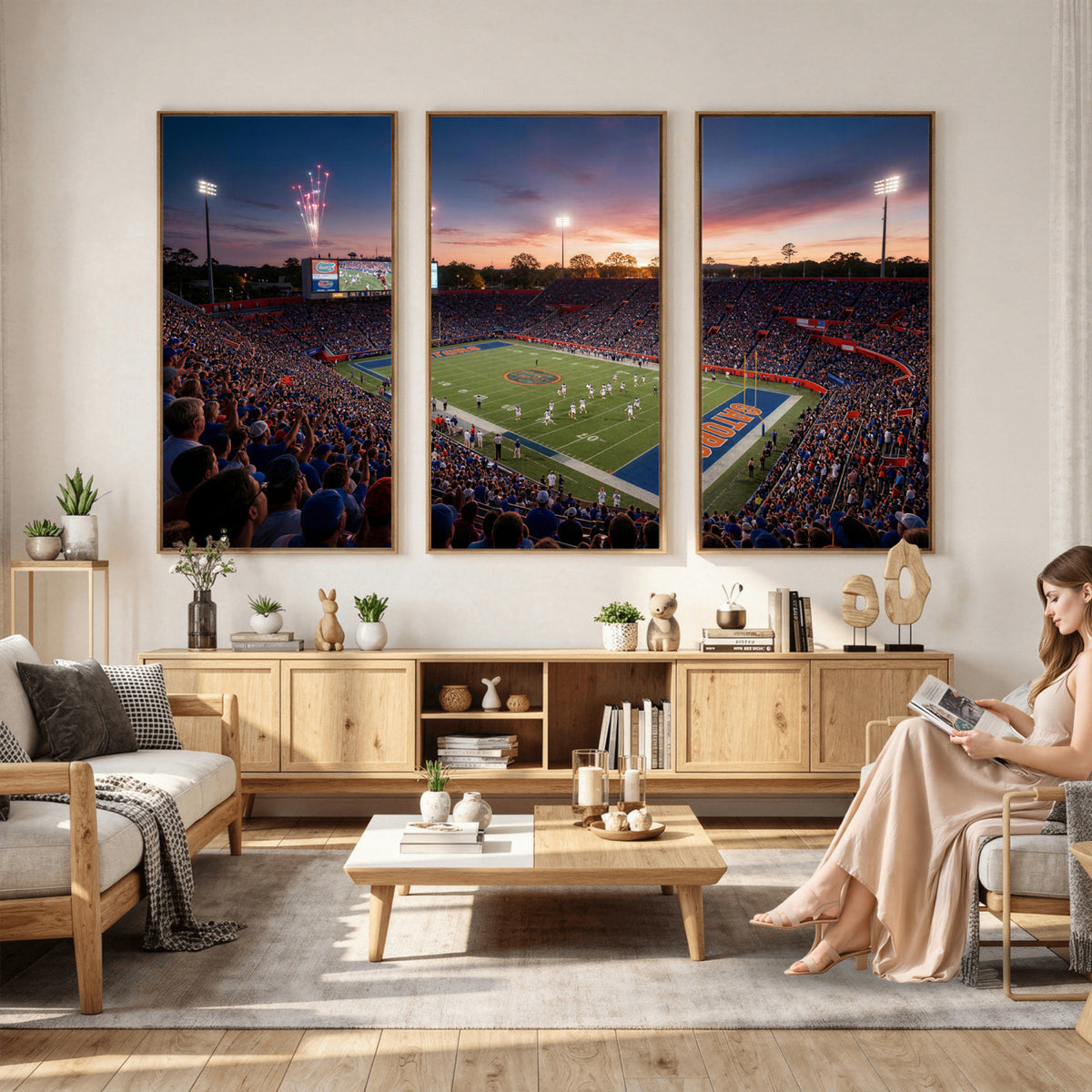 42817292-MGV-CV-36X24 - Stadium Wall Art Canvas Print