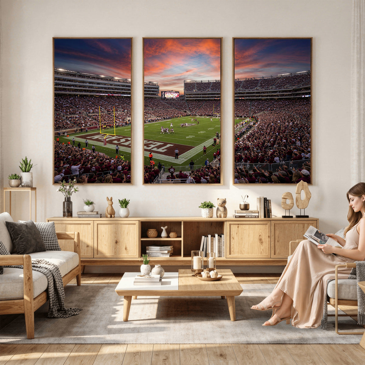 44328991-MGV-CV-36X24 - Stadium Wall Art Canvas Print