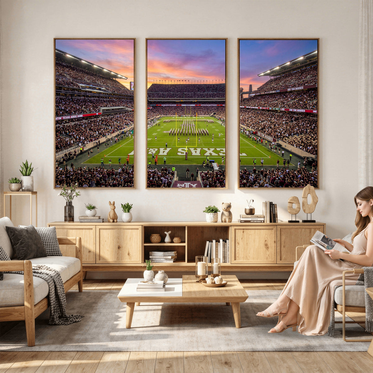 65952219-MGV-CV-36X24 - Stadium Wall Art Canvas Print