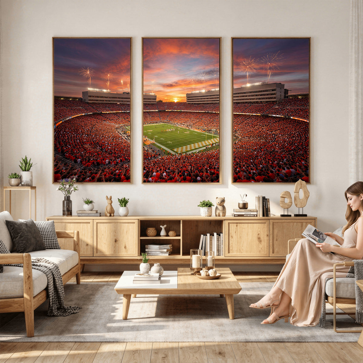66964685-MGV-CV-36X24 - Stadium Wall Art Canvas Print