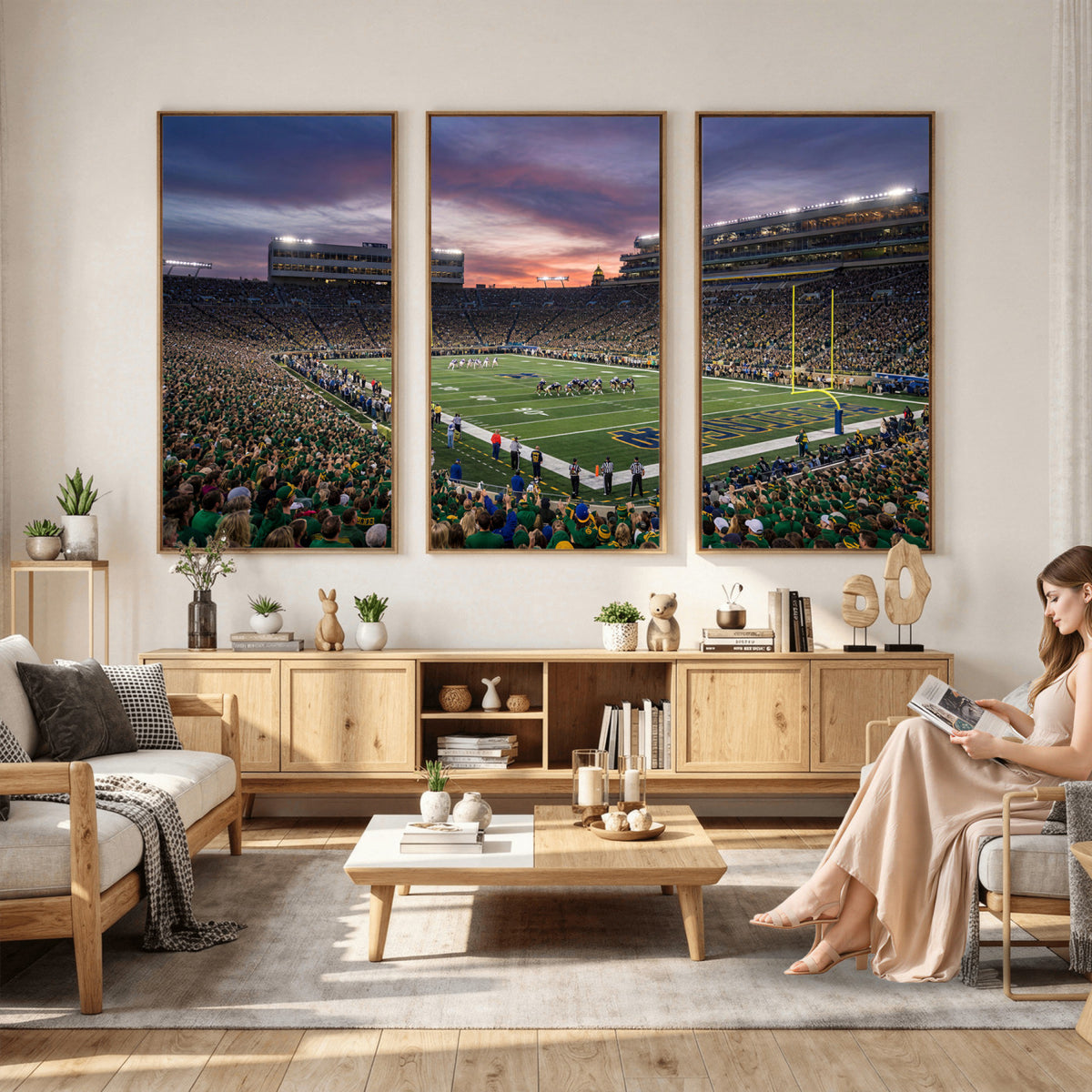 34836892-MGV-CV-36X24 - Stadium Wall Art Canvas Print