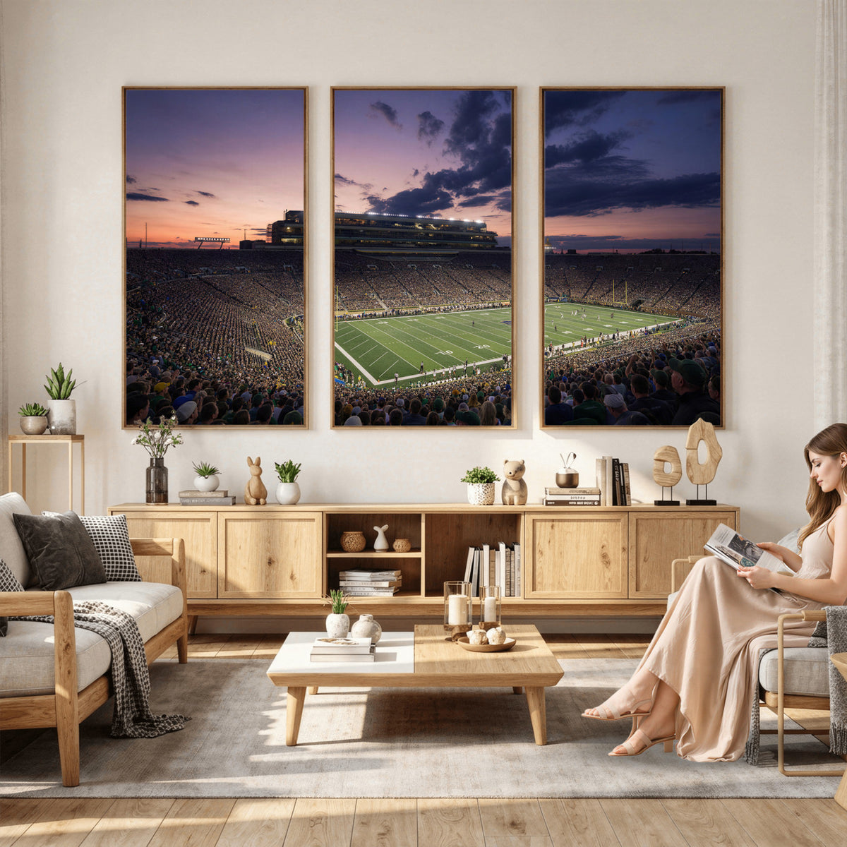 48837941-MGV-CV-36X24 - Stadium Wall Art Canvas Print