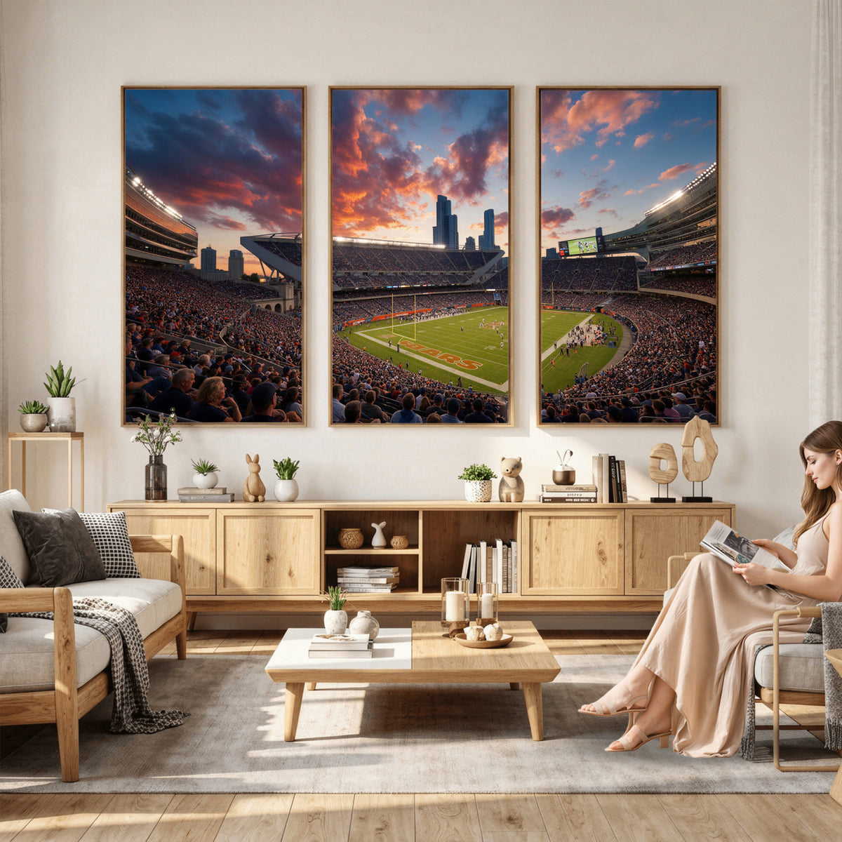 21104528-MGV-CV-36X24 - Stadium Wall Art Canvas Print
