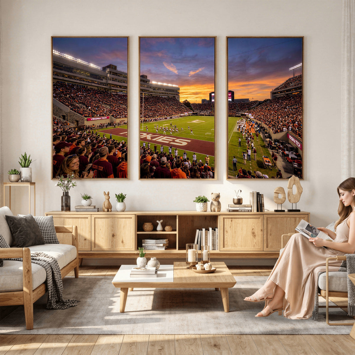 87141841-MGV-CV-36X24 - Stadium Wall Art Canvas Print