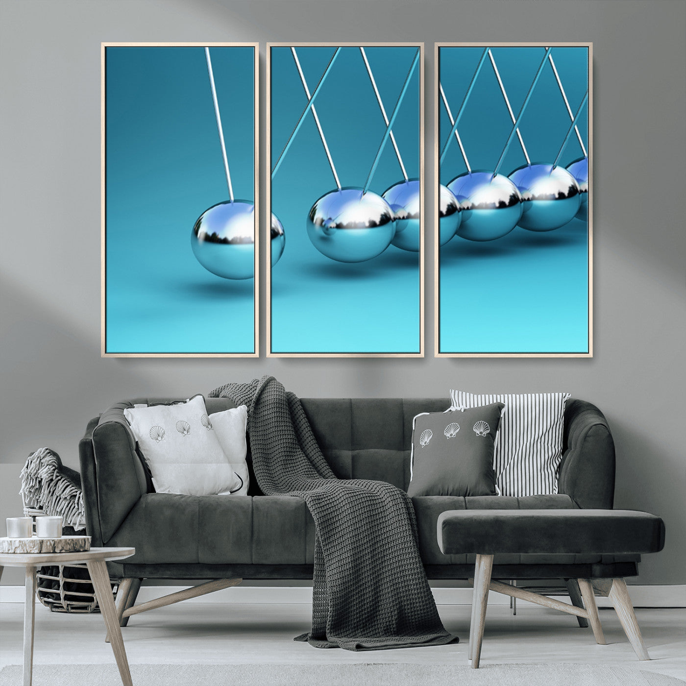 MGV-FC-48X32-3P - Newton Wall Art Canvas Print