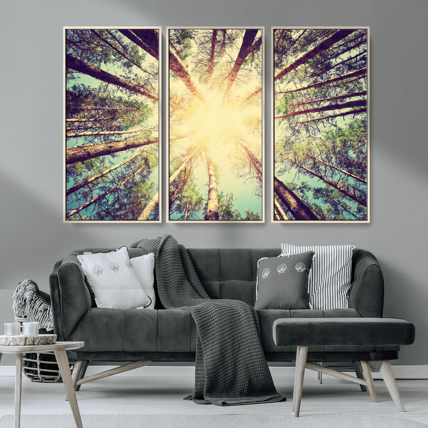 MGV-FC-48X32-3P - Tree and Sunshine Canvas Print