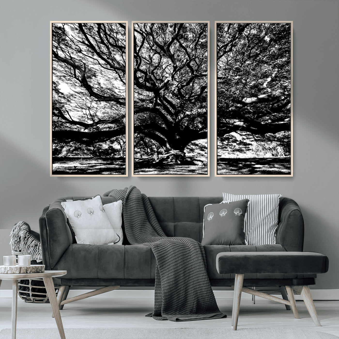 MGV-FC-48X32-3P - Mighty Angel Oak Wall Art | Angel Oak Tree Art Print