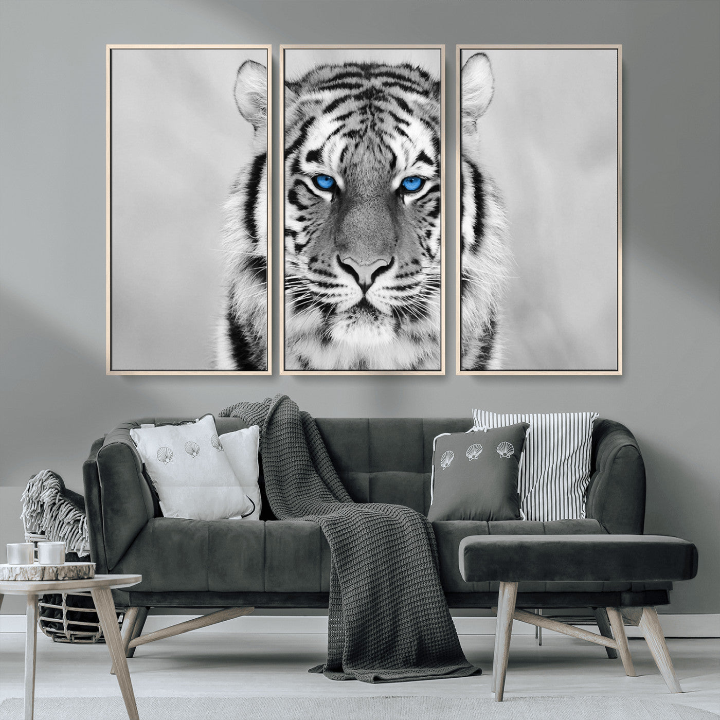 MGV-FC-48X32-3P - Tiger Canvas Artwork Wall Art Print
