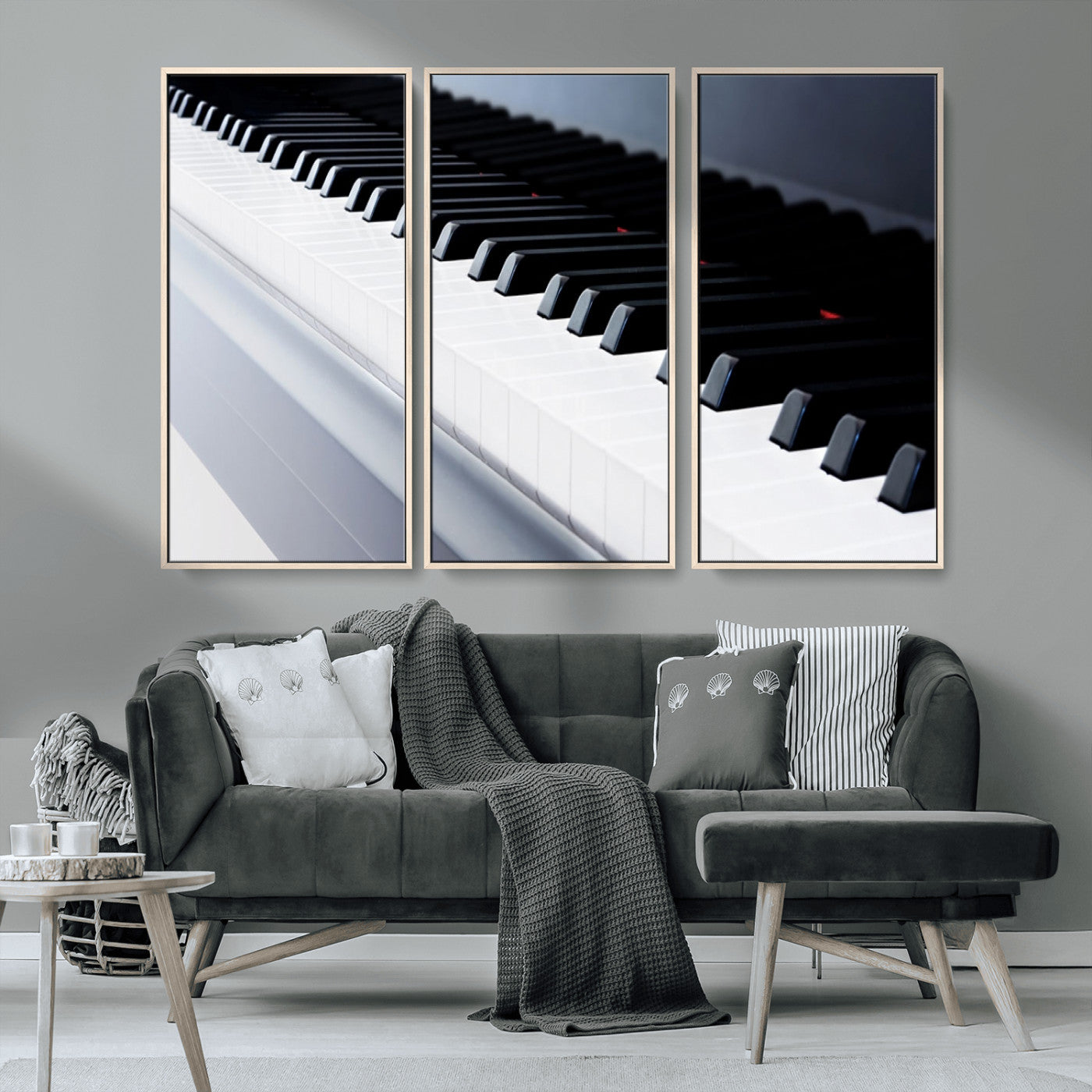 MGV-FC-48X32-3P - Piano Artwork Canvas Wall Art Print