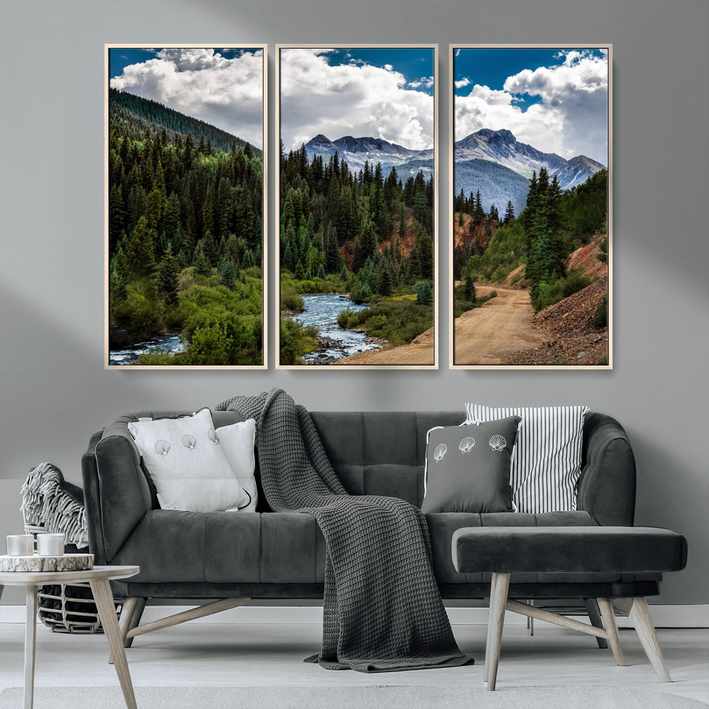 MGV-FC-48X32-3P - San Juan Nal Forest Wall Art Landscape Canvas Print