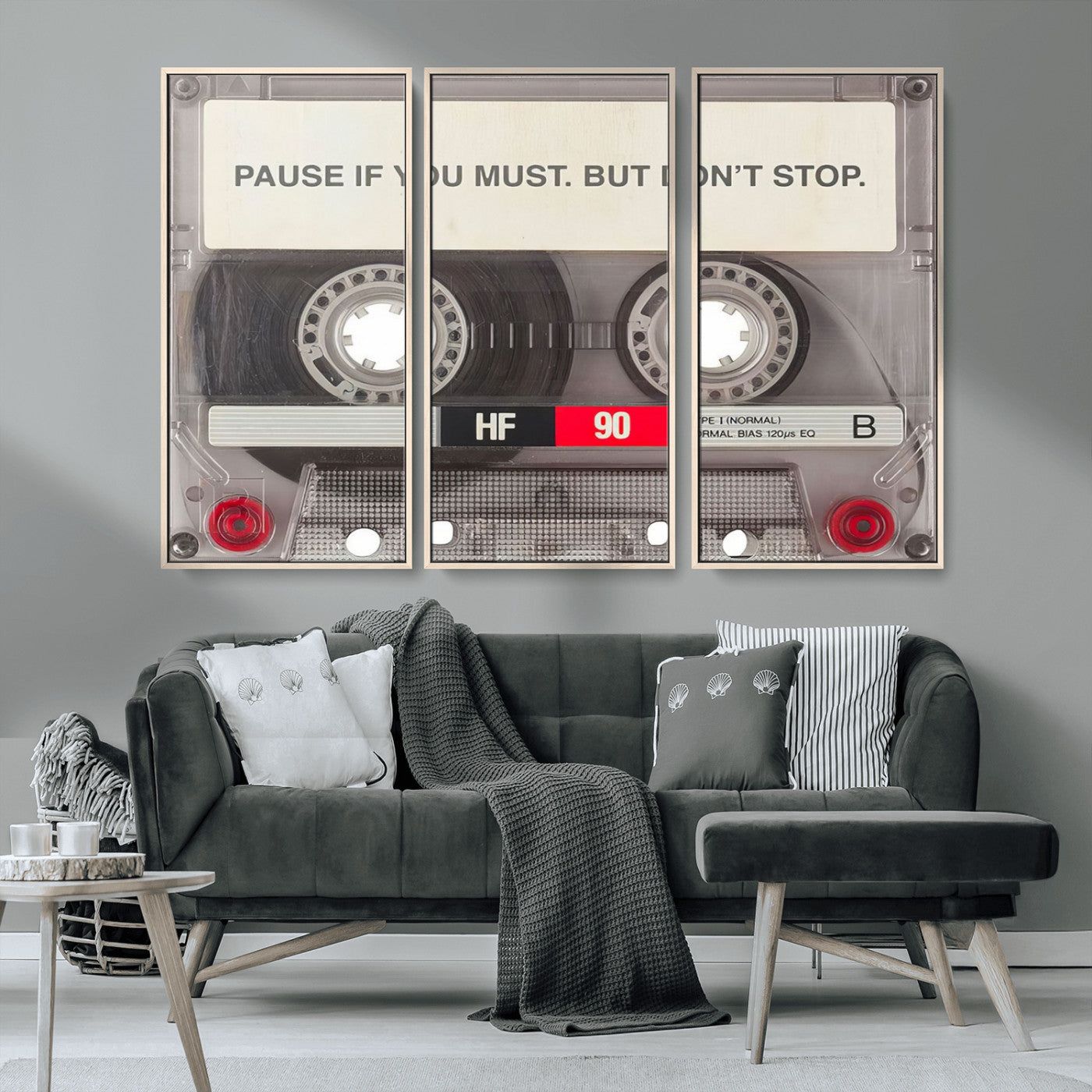 MGV-FC-48X32-3P - Music Cassette Iconic Wall Art Canvas Print