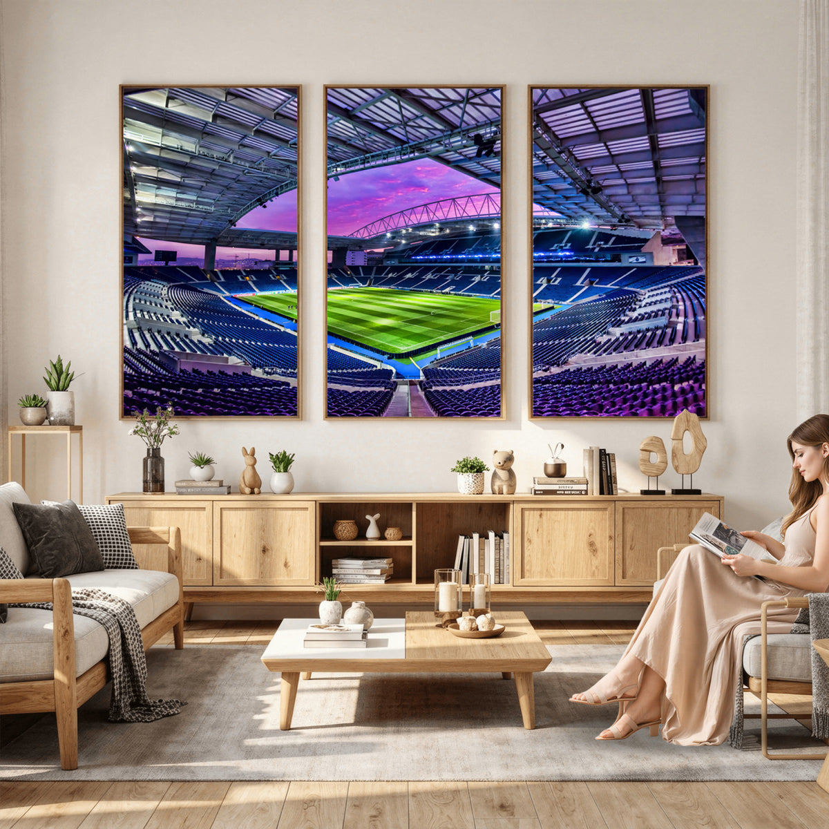 10851-MGV-CV-36X24 - FC Porto Soccer Team Print Canvas, Dragon Stadium Wall Art