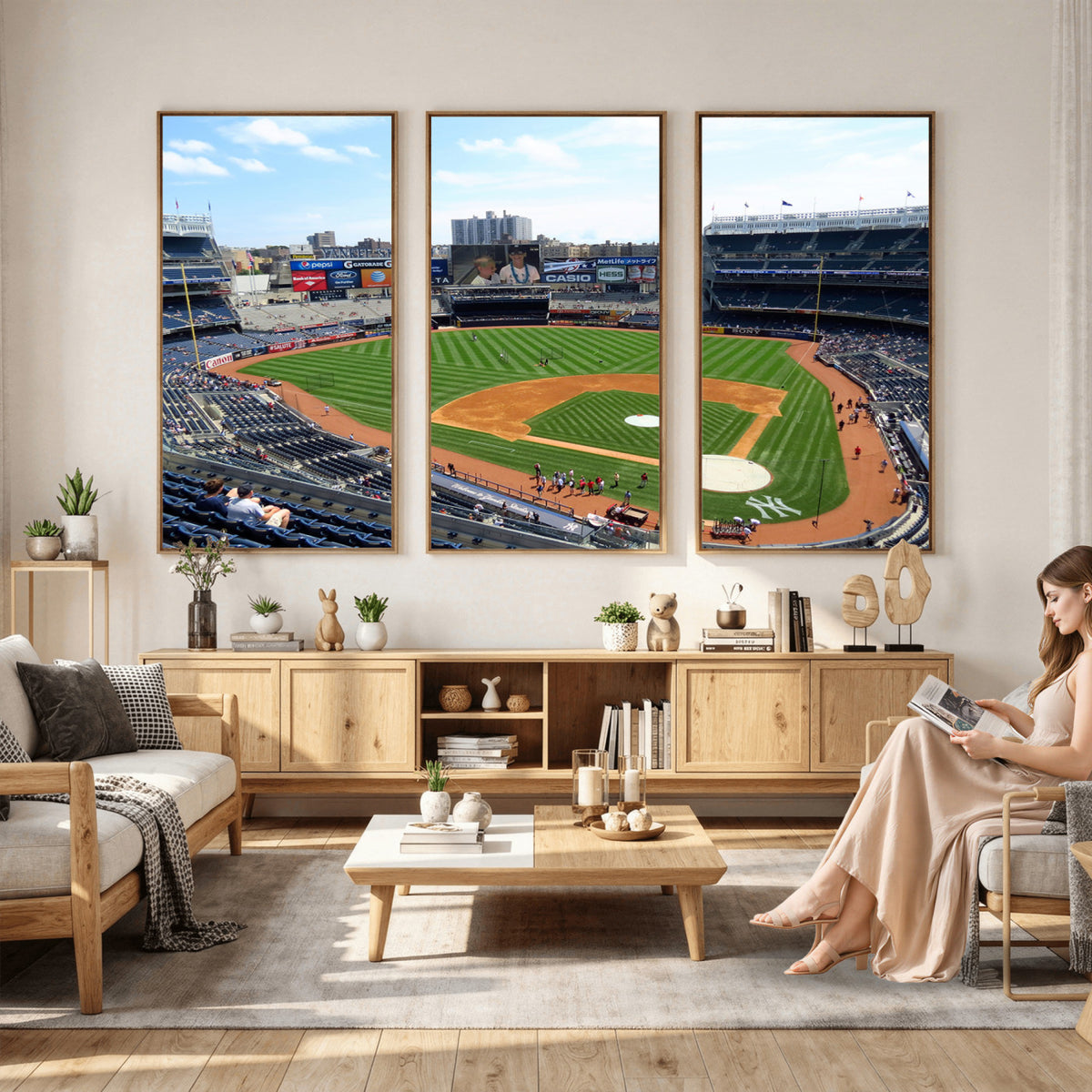 98047-MGV-CV-36X24 - Buffalo Bills Stadium Wall Art, Buffalo Bills Decor, NFL Fan Gift
