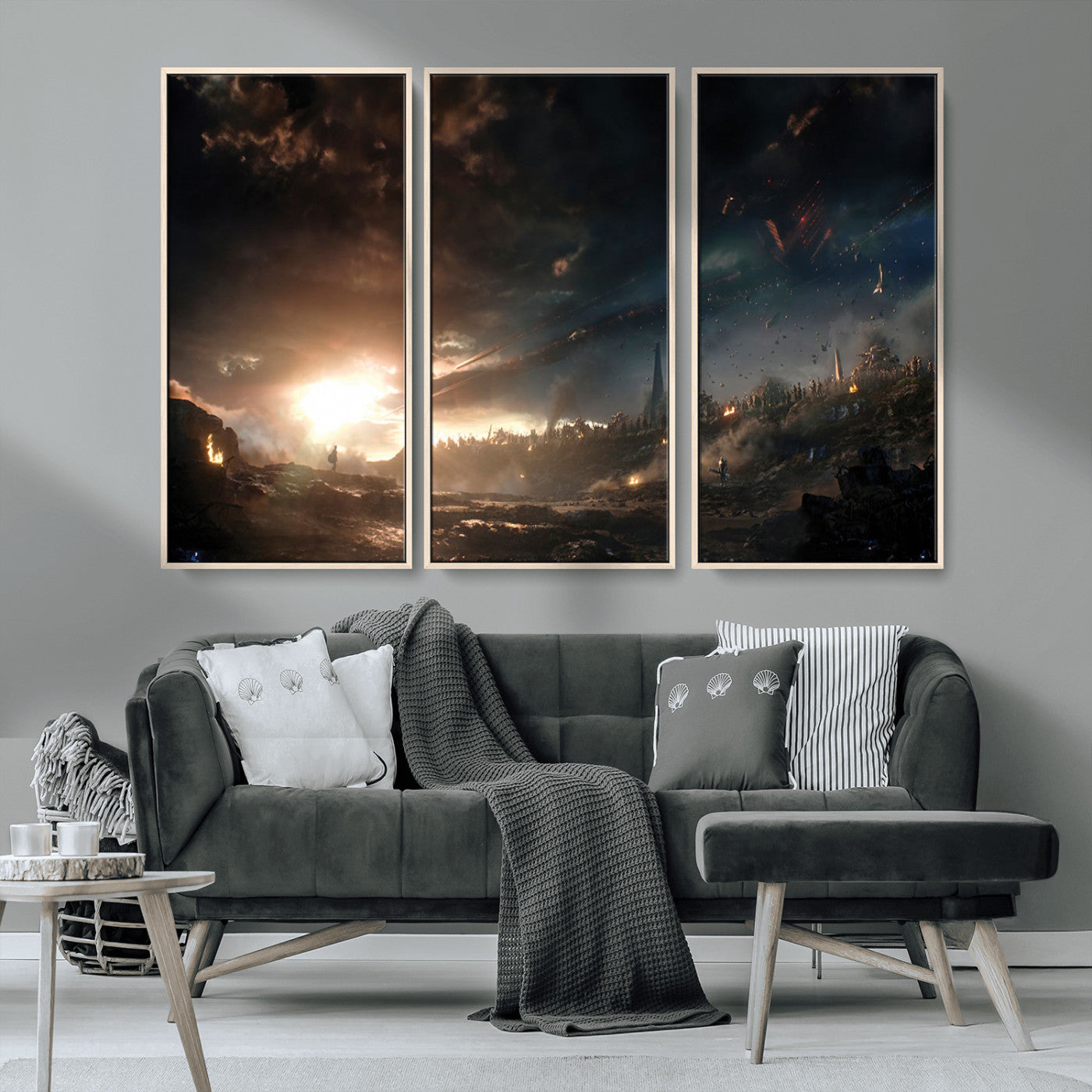 MGV-FC-48X32-3P - Avengers Planet Wall Art Canvas Print